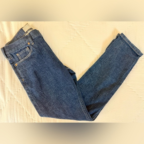 Everlane Selvedge Slim Fit Jeans 30x30 Men’s Organic Cotton Indigo Blue - Picture 8 of 11